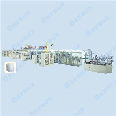 Full sjálfvirk U Shape Baby diaper Machine